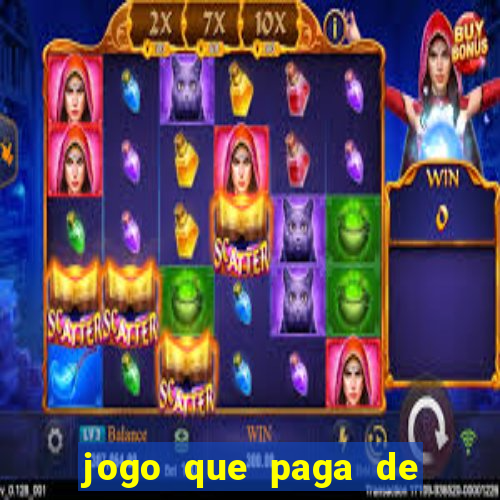 jogo que paga de verdade no pix sem depositar nada